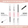 GEMERRY Lash Bond and Seal Cluster Lash Glue for Individual Lashes Long Retention 48-72 Hours Waterproof Individual Lash Glue for Lash Clusters DIY Eyelash Extensions Glue at Home