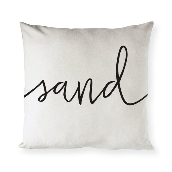 The Cotton & Canvas Co. Sand Home Decor Pillow Cover, Pillowcase, Cushion Cover, Decorative Throw Pillow Cover