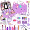 Kids Washable Makeup Girl Toys - Girls Makeup Kit for Kids Make up Set for Kid Little Girls Children Princess Christmas Birthday Gifts Toys for Girls 3 4 5 6 7 8 9 10 11 12 Year Old