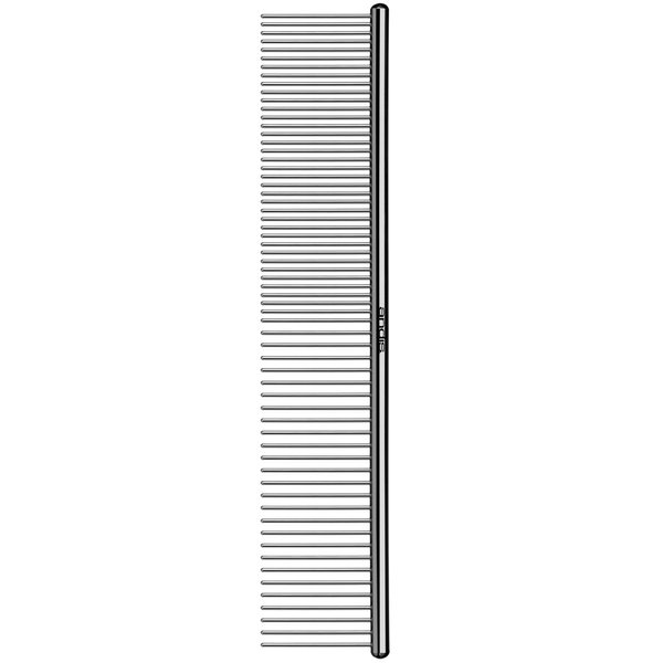 Andis 65730 Stainless-Steel Comb for Knots, Mats & Loose Hair Removal - Effective Dematting Tool, Comfortable, Lightweight, Portable & Safe for Dogs, Cats & Pets – Silver, 7-1/2-Inch