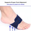 Arch Support Insoles for Flat Feet, Plantar Fasciitis Strap for Foot Pain, Heel Spurs and High Arch, Copper Arch Support Compression Braces, Gel Relieves Aches Pains