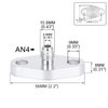 PTNHZ AN4 Turbo Oil Feed Inlet Flange Adapter Kit w/Gasket For T3 T4 T04 T04B T04E