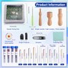 Mayboos Needle Felting Kit, 6"x6" Felting Pad Needle Felting Tools Felting Mat Needle Felting Supplies with Felting Needles Finger Guards Wooden Handle Scissor Bag for Beginner Professional DIY