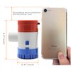 iztor Marine Submersible Boat Rule Bilge Water Pump 750 GPH 12V 3/4 inch Hose Outlet for Boats