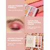 SHEGLAM Glitter Metallic Eyeshadow Palette 8-Color High Pigment Pink Dark Purple Long Wearing Horoscope Collection Eye Shadow Palette - Caring Cancer