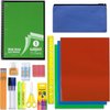 School Supplies Kit for Girls, Boys Back to School Supplies Bundle Pack 30 Piece School Supply Box Set for Kids Kindergarten, Elementary K-8 Includes Notebook, Folders, Pens, Pencils, and More