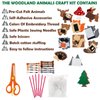 MYHJL Kid Sewing Craft Kit Felt Animals Children Birthday Gifts Educational Toys Stuffed Animals Set DIY Kits for Girls and Boys (A-Forest Series)