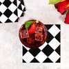 40Pcs Black and White Checkered Napkins Race Car Birthday Party Supplies Disposable Checkered Flag Napkins Checkered Napkins Race Car Napkins for Nascar Racing Themed Party Decorations Favors