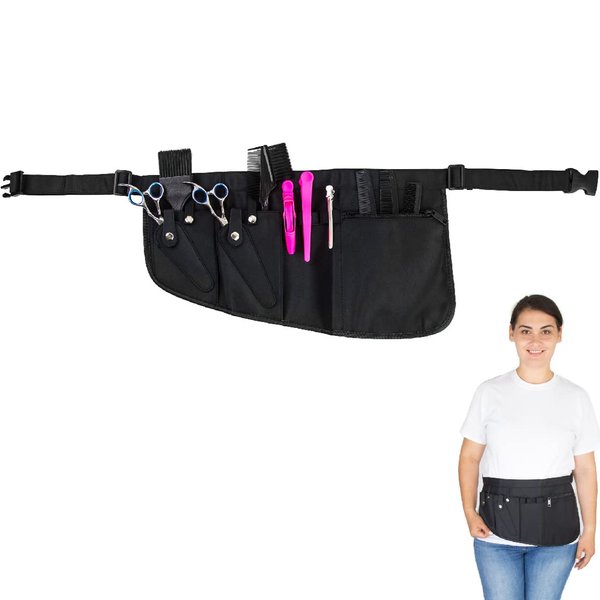 Stylist Tool Belt - Polyester Tool Pouch Belt for Salon Stylists - Holds 2 Shears - Shears Holder - Scissor Holster for Hairdressers - Shear Holster - Scissors Holder