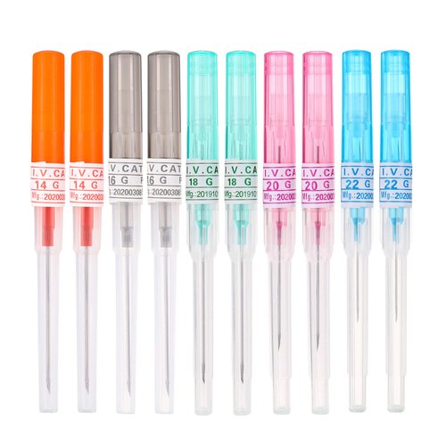 DOWEI Ear Nose Piercing, 10pcs Mix 14G 16G 18G 20G 22G Piercing IV Catheter Kit Piercing for IV Start Kits, Body Piercing Tools, Piercing Supplies (mix(10pcs))