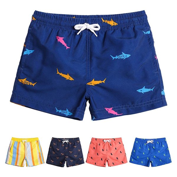 maamgic Boys Swim Trunks Toddler Swim Shorts Little Boys Bathing Suit Swimsuit Toddler Boy Swimwear,Royal Blue,3 T