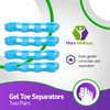 Universal Soft Gel Toe Separators - Universal Toe Spreaders Straighteners Foot Pain, Fix Overlapping Toes & Correct Bunions - Toe Spacers Wear with Shoes - 2 Pairs