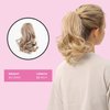 Juvabun Claw Clip Wavy Ponytail Extension 10" -Light Blonde | Hair Extension Clips | Synthetic Ponytail Extension | Wavy Hair Extensions | Washable Realistic And Synthetic |Light Blonde
