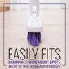 Fuller Brush Tile Grout E-Z Scrubber Replacement Head- Cleans Kitchen, Shower, Tub & Tile - Purple