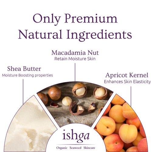 Ishga Anti-oxidant Marine Face Cream | Natural & Organic Skincare | Scottish Seaweed | Macadamia, Aloe Vera | Vegan, Cruelty-Free | 1.69fl oz (50ml)