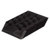 Fits Andis, Oster, Wahl, PediPaws etc Blade Racks for Groomer Barber Stylist - Store Protect Clipper & Trimmer Blades(2 Blade Racks Black)