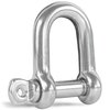 Five Oceans 1/4 Captive Pin Shackles, Stainless Steel Anchor Shackle for Boat, Sailboat FO416