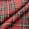 MIULEE Christmas Set of 2 Scottish Tartan Plaid Throw Pillow Covers Farmhouse Classic Decorative Square Cushion Cases for Home Decor Sofa Couch 18x18 Inch, Red