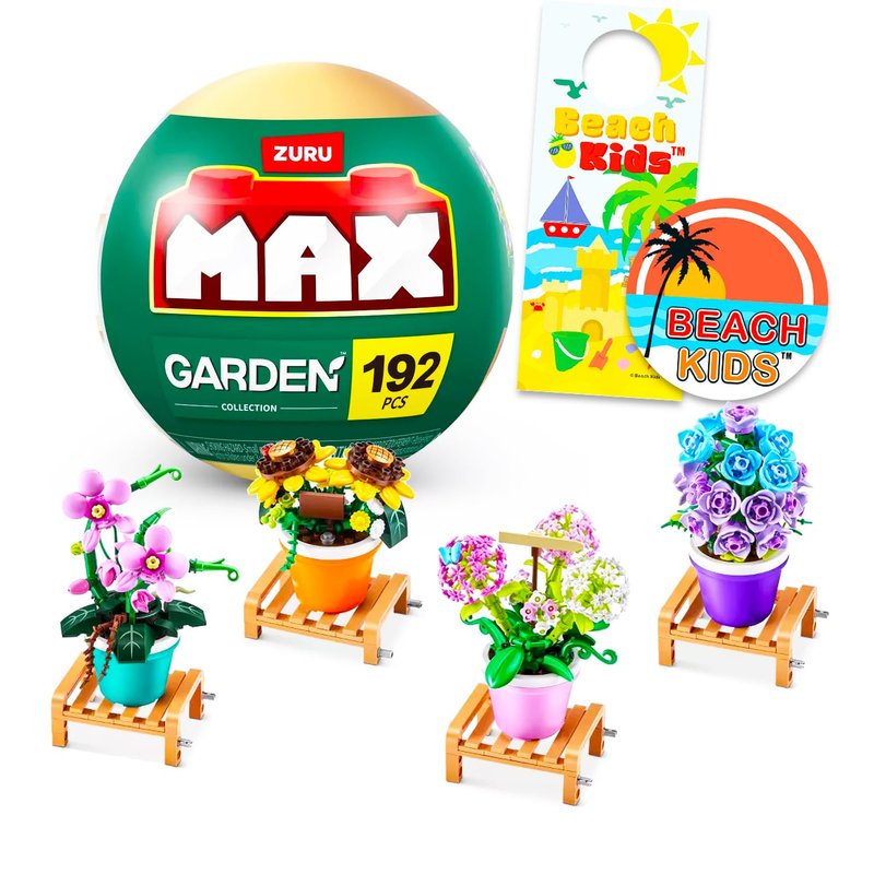 Zuru Max Garden Pot Plants Set for Kids - Bundle with Zuru Max Garden ...
