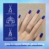 VENALISA Gel Nail Polish, 12ml Elegant Blue Color Soak Off UV LED Nail Gel Polish Nail Art Starter Manicure Salon DIY at Home, 0.43 OZ