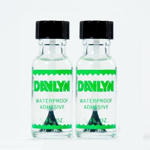 2 X Water Proof Adhesive for Wig and Toupee; Davlyn Green Adhesive Works well with Oily Skin; Attach Wig with Glue: Lace or Polyurethane Liquid Adhesive Hair