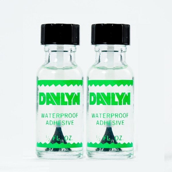 2 X Water Proof Adhesive for Wig and Toupee; Davlyn Green Adhesive Works well with Oily Skin; Attach Wig with Glue: Lace or Polyurethane Liquid Adhesive Hair