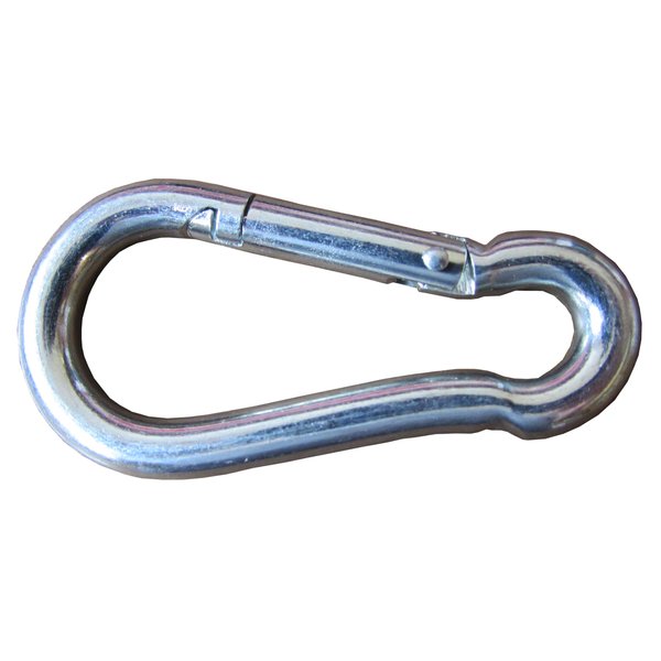 1/4" Carabiner Snap Clips Zinc Plated Snap Hook Lock Clip Lot Bulk Wholesale (100)