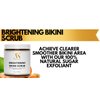 Bikini Area Exfoliator Exfoliating Body Scrub, Brightening Body Exfoliator Exfoliating Scrub, Bump Eraser KP Body Exfoliant Shower Scrub Ingrown Hair Treatment Razor Bump Treatment Body Scrubs 8 OZ