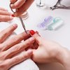 4 Pieces Handle Nail Brush Nail Hand Scrubbing Cleaning Brush (Small, Multicolor)
