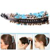 minkissy Hairpins hairpin hair accessories banana clips banana clips hair for fine hair Horse eye headgear banana clips hair rhinestones alloy banana clip banana hair jewelry vertical clip