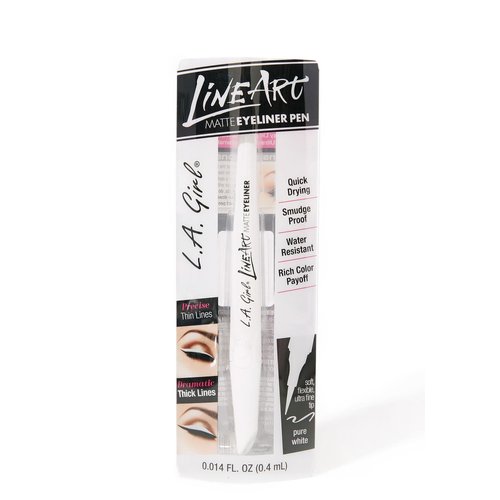 L.A. Girl Line Art Matte Eyeliner Pen (Pure White)