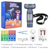 LINKMICRO LM012 Microscope for Kids Beginner, 300X 2'' LCD Pocket Microscope Kids Toy STEM Science Kit, Gift for Boys Girls, Photos and Videos, Prepared Slides, 8GB SD Card