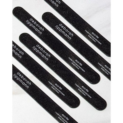 Deborah Lippmann Eco File Nail Set | Pack of 5 Professional Emery Boards | 7 Inch File with Durable 240 Grit Emery Board | Made from Recycled Paper, 1 Count (Pack of 1)