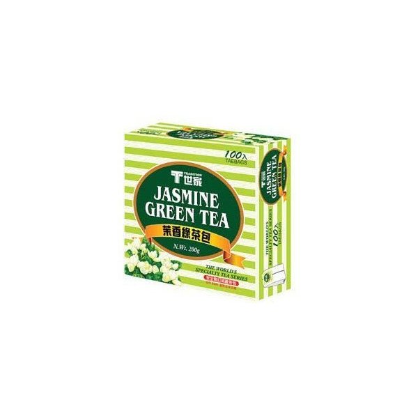 Tradition Jasmine Green Tea Bag (100bags) X 1 by Tradition