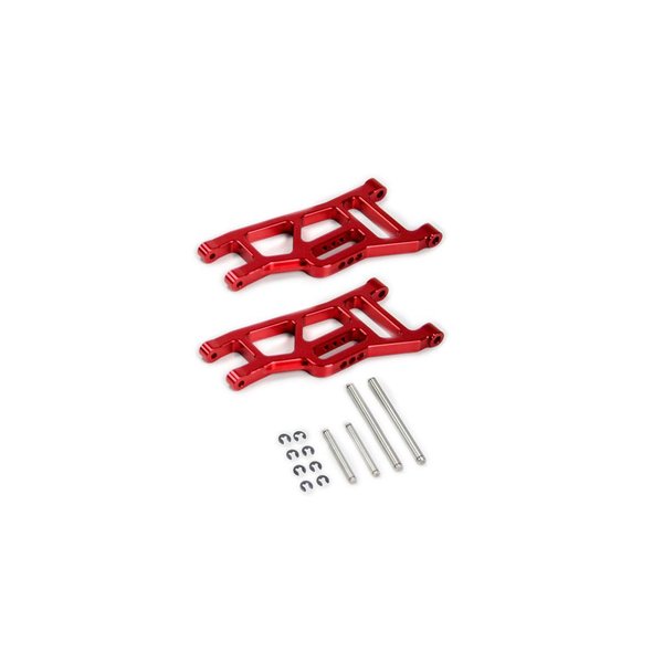 Atomik RC Alloy Front Lower Arm, Red fits The 1/10 Slash and Other Models - Replaces Part 3631