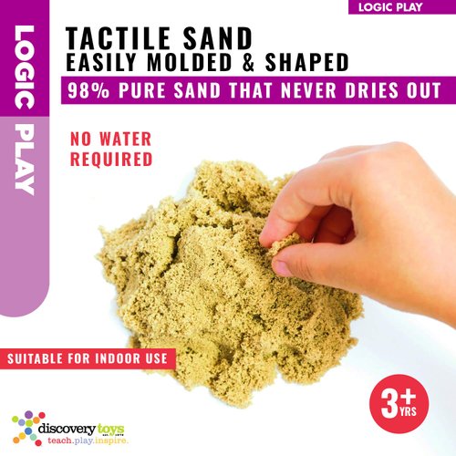 Discovery Toys Tactile Sand | Kid-Powered Learning | Play Sand | STEM Toy Early Childhood Development 3 Years and Up