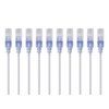 Monoprice Cat6A Ethernet Patch Cable - Snagless RJ45, 550Mhz, 10G, UTP, Pure Bare Copper Wire, 30AWG, 10-Pack, 10 Feet, White - SlimRun Series