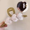 2Pcs Big Claw Clips for Thick Hair Heart Hair Claw Clips for Women, Hair Accessories for Women Girls