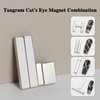 WOKOTO 4Pcs Nail Art Magnet Kit For Cat Eye Nail Designs Magnet Cat Eye Magnet For Nails Magnets Pens Nail Art Tools Gradient Ombre Design Cat Eye Magnet Sticks For Women Nails Cat Eye Nail Magnet