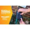 Woods 59746 Outdoor 24-Hour Photoelectric Timer w/Wireless Remote Control & 3-Outlet, Black by Woods