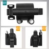 Ignition Coil Pack 4pcs Compatible with Johnson Evinrude Outboard Engine 40HP 85HP 110HP 125HP 225HP 300HP& More Replaces# 582508, 183-2508, 18-5179