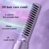 FA FIGHTART Rechargeable Mini Hair Straightener Cordless Heating Comb USB Portable Travel Heat Brush