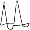GIBSON HOLDERS Two Wire Display Stand for Plates, Kitchenware, Books, Artwork; Set of 2 6A - Black