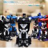 Remote Control Car,Transform Robot RC Car Age 3 4 5 6 7 8-12 Years Old for Kids, Deformation Car Model Toy Gift for Children,One Button Transformation & Realistic Engine Sounds