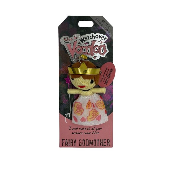 Watchover Voodoo 3-Inch Fairy Godmother Keychain - Handcrafted Gift to Bring Good Luck and Positivity Everywhere You Go