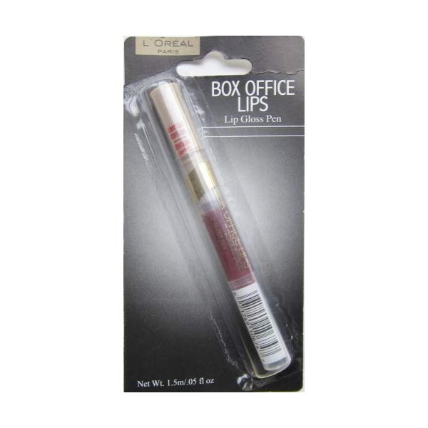 Loreal Box Office Lips, Lip Gloss Pen, 239 Film Noir Rogue, 0.05 Fl Oz