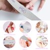 25 Pcs 100/180 Grits Nail File,Washable Double Sided Fingernail Files,Nail Files for Acrylic Nails,Professional Emery Boards for Natural,Gel Nails,Nail Styling Tools for Home and Salon Use
