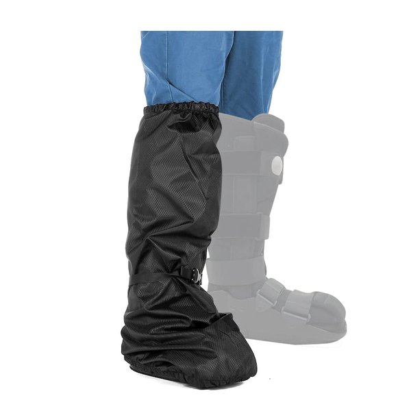 Mybow Walking Boot Cover, Orthopedic Boot for Broken Foot Injuries Cast Cover, Tall Medical Walking Boot Cover, Outdoor Cast Protector, Surgical Recovery Air Walker Boot Accessories (Black)