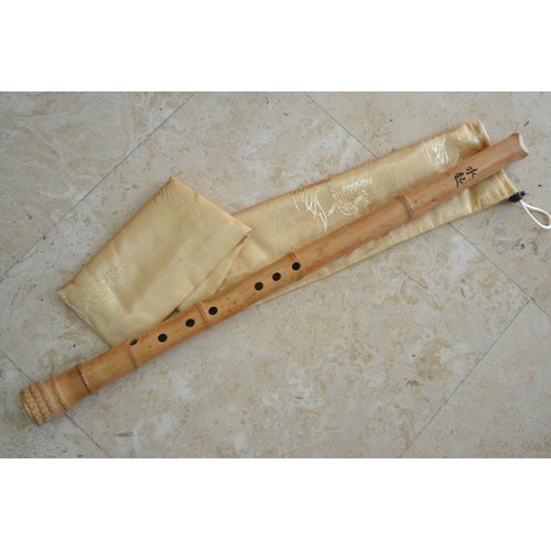 8 Hole Shakuhachi Dongxiao Bamboo Flute G Key Zen Instrument Natural shakuhachi style mouthpiece