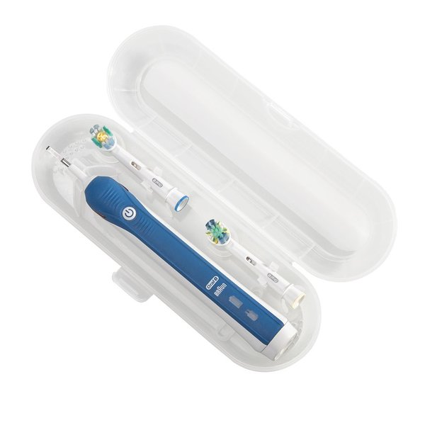 Portable Replacement Plastic Electric Toothbrush Travel Case for Oral-B Pro Series (Transparent)